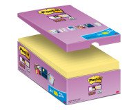 Pack 14 + 2 notes Super Sticky Post-it yellow 76 x 127 mm 