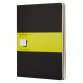 Set of 3 notebooks Moleskine 19 x 25 cm ivory non checked 120 pages