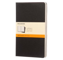 Set de 3 cuadernos Moleskine 13 x 21 cm marfil rayado 80 páginas