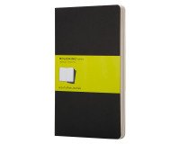 Set de 3 cuadernos Moleskine 13 x 21 cm marfil sin cuadrícula 80 páginas