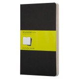 Set de 3 cahiers Moleskine 13 x 21 cm ivoire sans quadrillage 80 pages