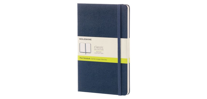 Notitieboekje Moleskine sterk 13 x 21 cm ivoor effen 240 pagina's