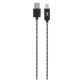 Twisted cable USB-C/USB-C with LED 2 m