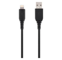 Kabel XTREMWORK USB/ Lightning 3 m zwart