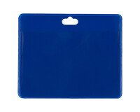 Flexible badge Tarifold without attachment 70 x 100 mm blue - box of 30