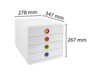 Cassettiera Arlecchino A4+ Exacompta