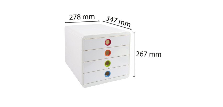 Cassettiera Arlecchino A4+ Exacompta