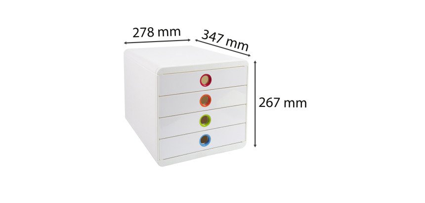 Cassettiera Arlecchino A4+ Exacompta
