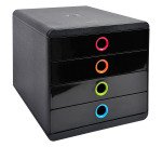 Module de classement Exacompta Pop Box 4 tiroirs