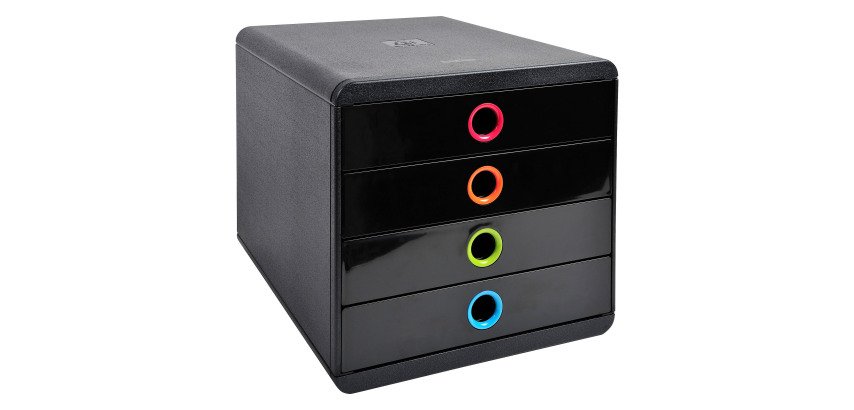 Module de classement Exacompta Pop Box 4 tiroirs