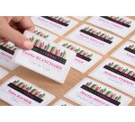 Badge adhésif Avery 50 x 80 mm - Boîte de 150