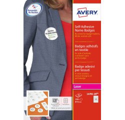 Badge laser Avery zelfklevend wit Ø 51 mm - doos van 240