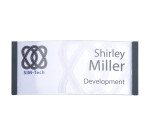 Badge Polar Avery avec aimant 30 x 70 mm - Paquet de 10