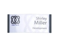 Badge Polar Avery avec aimant 30 x 70 mm - Paquet de 10