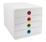 Module de classement Exacompta Pop Box 4 tiroirs