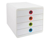 Módulo de archivo de 4 cajones Pop Box de Exacompta