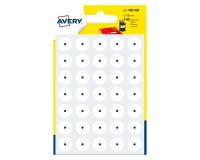 Paper eyelets Avery white - sleeve of 140