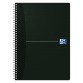 Notebook spiral binding Oxford Smart Black Essentials A4 21 x 29,7 cm small squares 180 pages