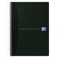 Cahier spirale Oxford Smart Black Essentials A4 21 x 29,7 cm petits carreaux 180 pages