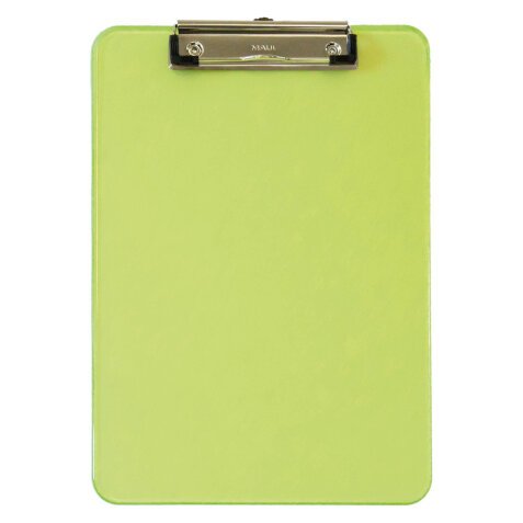 Klembord A4 plastic doorzichtig neon 31,8 x 22,6 cm 