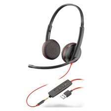 Casque filaire Poly Plantronics Blackwire C3225 2 écouteurs