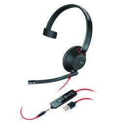 Casque filaire Poly Plantronics Blackwire C5210 - 1 écouteur