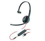 Casque filaire Plantronics Blackwire C3215 1 écouteur