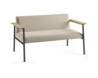 Zetel Vado 2 plaatsen - onderstel antraciet