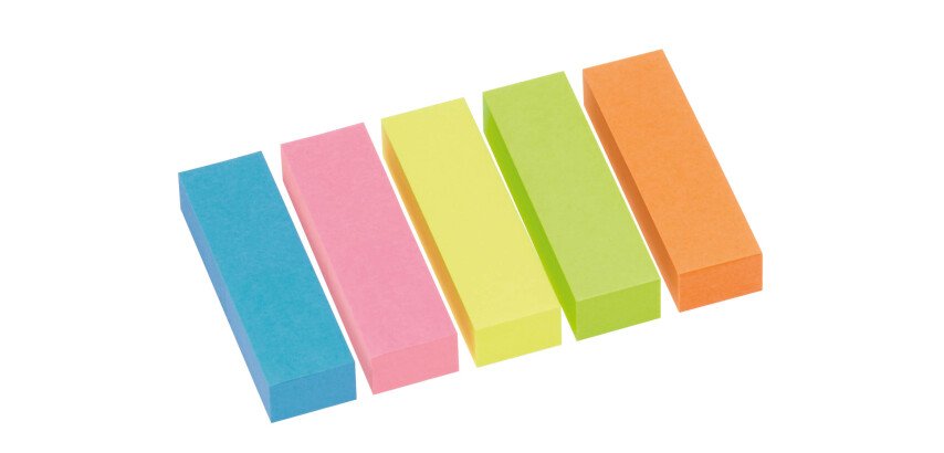 Bladwijzer papier kleuren Info Notes
