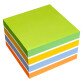 Colored notes Spring 75 x 75 mm - block of 450 sheets