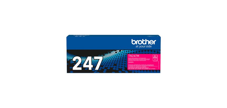 Toner Brother TN247 couleurs séparées haute capacité pour imprimante laser
