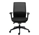 Chaise de bureau Prega dossier maille avec accoudoirs réglables 3D