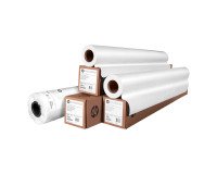 Rollo de papel para plotter universal HP (Q1396A) - 0,61 x 45,7 m - 80 g