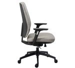 Chaise de bureau Prega tissu avec accoudoirs réglables 3D