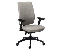 Chaise de bureau Prega tissu avec accoudoirs réglables 3D