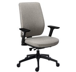 Chaise de bureau Prega tissu avec accoudoirs réglables 3D