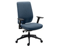 Bureaustoel Atlas stof blauw