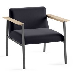 Fauteuil Vado piètement anthracite