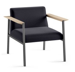Fauteuil Vado piètement anthracite