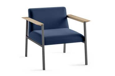 Fauteuil Vado piètement anthracite