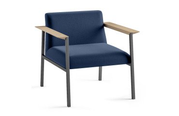 Fauteuil Vado piètement anthracite