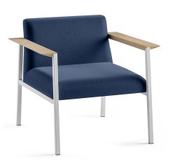 Fauteuil Vado piétement blanc