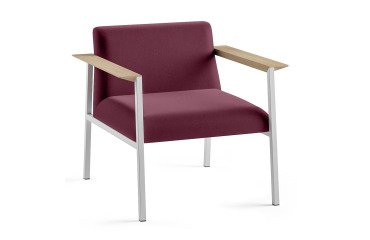 Fauteuil Vado piétement blanc