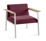 Fauteuil Vado piétement blanc