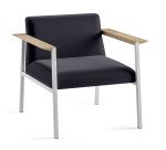 Fauteuil Vado piétement blanc