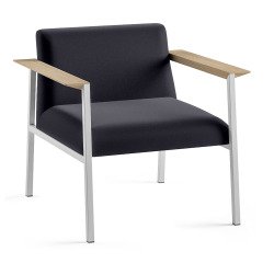 Fauteuil Vado piétement blanc