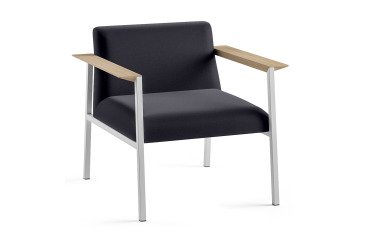 Fauteuil Vado piétement blanc