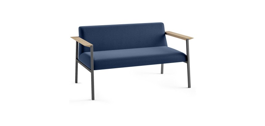 Sofa Vado 2 Personen - Gestell in Anthrazit 