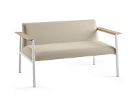 Sofa Vado 2 Personen - Gestell in weiß