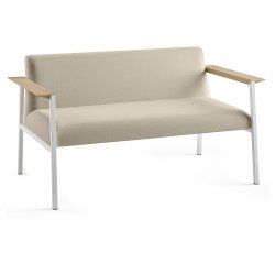 Sofa Vado 2 Personen - Gestell in weiß